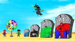 Rescue ALL SUPERHERO: HULK & SPIDERMAN, VENOM, SUPERMAN- Returning From The Dead SECRET - FUNNY