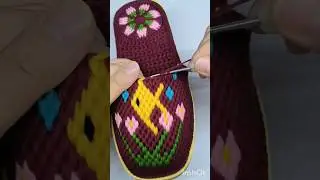 Shoe design crochet