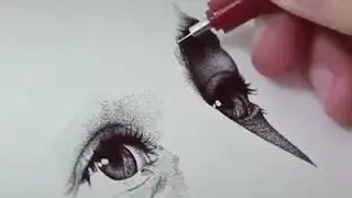 Amazing dot painting David BAYO ‬