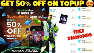 Как пополнить счет в Free Fire через Tapmad | Получите скидку 50% на алмазы | Как пополнить счет ...