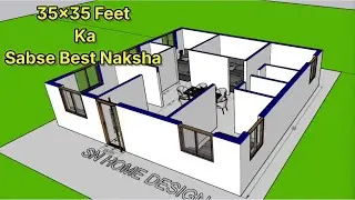 35'x35' House Plan | 6 Bedroom Design #housedesign #houseplan #construction #architecture 