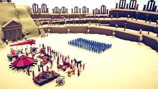ALL RANGED UNITS vs 100x EVERY UNIT - Totally Accurate Battle Simulator TABS