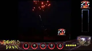 Devils Dawn 21 Shot Fanned Firework