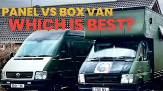 Which is the BEST for Vanlife? : Van Conversion Battle | Panel vs Luton Box 