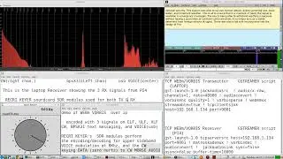 using WEBm & VORBIS to send CW, bpsk31 text messaging & HD VOiCE, over iP on the VLF band: LiVE DEMO