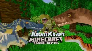 JurassiCraft Addon V.0.2 review for Minecraft Bedrock 1.21.2