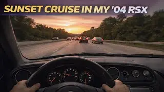 2004 RSX POV Drive - Calm Traffic Evening Cruise