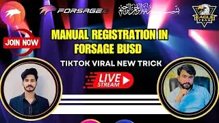 How to manual Registration in forsage busd| Leads Genration new trick