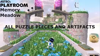 Astro's Playroom - Memory Meadow - All Puzzle pieces and Artifacts