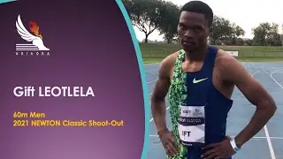 Gift Leotlela - 60m Men Elite in 6.53 (w+2.4) at the 2021 Newton Classic Shoot Out, Boksburg