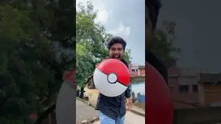 I Made A Real Pokeball 🏐😱 #shorts #pokemon #pokeball #craftidea