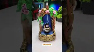 Make Smoke Fountain Shivling with Plastic bottle 🌸 Har Har Mahadev ❤️🙏 #shorts #short