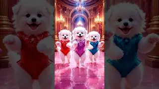 Cute Puppy Disco Dance🤩| #funnyanimals #puppy #funnyvideo #youtubeshorts #shortsfeed #685