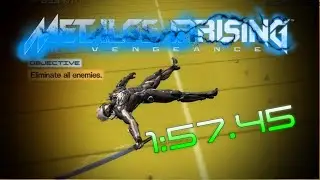 [METAL GEAR RISING] VR Mission 018 in 1:57