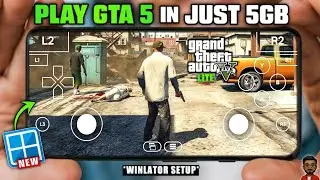 🔥 New 5GB! GTA 5 Extremely Super Lite Version - GTA 5 Winlator Setup & Best Settings