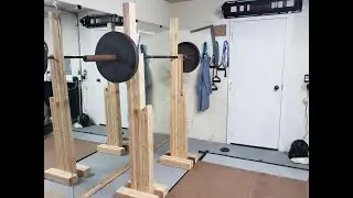 Making a squat rack out of 2x4s