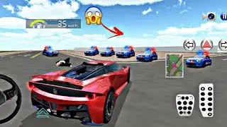 3D Driving Class #19 - Gas Station Funny Driver New Sport Car LaFerrari - Android GamePlay
