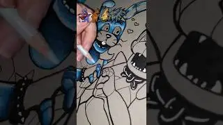 FreddyXBonnie Part 1 #fnafart #glamrockbonnie #glamrockfreddy #freddyxbonnie #fnaf