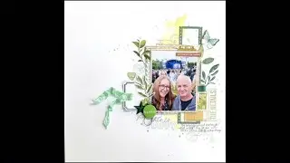 Scrapbook Process Video #628 using Arden Creative x Katie Pertiet Page Starters Collection