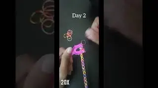 [Day 2] of making the WORLD&rsquo;S LONGEST loom band chain!! Part 2 | 2L-2B Studio