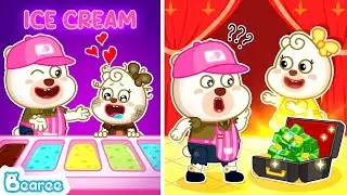 Rich Baby Girl Repays Bearee for His Help | Useful Kindness Stories for Kids | Bearee Bear Cartoon