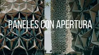 Como hacer facahdas de paneles con apertura -Revit