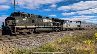 TRAIN TRACKING #33 | NORFOLK SOUTHERN TOWING AN AMTRAK?!?
