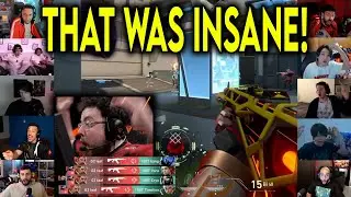 Valorant Streamers Reacts To G2 Leaf HITTING THE CRAZIEST ACE Against 100T In VCT