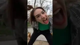 ESCAPING CRAZY TELEPORTING GIRL by @DumitruComanac #crazygirl #bold #escaping #funny #teleport