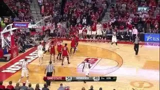 Jae'Sean Tate Slapping the Floor vs. Nebraska