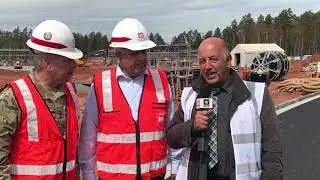 On the Road Again: LTG Semonite at Rhine Ordnance Barracks Medical Center Replacement