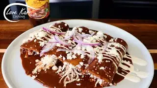 How to Make Enmoladas Enchiladas de Mole Recipe