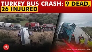 Bus crashes in wet conditions in southern Turkey, killing 9 and injuring 26