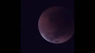 Blood Moon Lunar Eclipse 2022 - Images taken from Aberdeen, Eastern Cape, South Africa