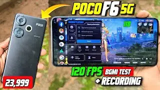 Poco f6 BGMI 120 FPS bgmi test with FPS metre | Poco f6 Gaming test after 1.5 year BGMI 4.0 update👉