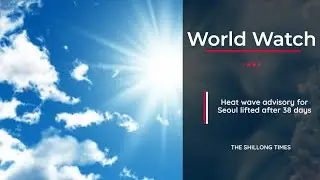 Heat wave advisory for Seoul lifted after 38 days