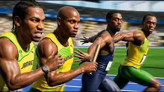 The Perfect 4x100m Dream Team | 3D Data Simulation