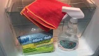 Betterware fridge active foam cleaner and microfibre cloth