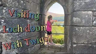 Loch doon Scotland with Twigs and co 😂