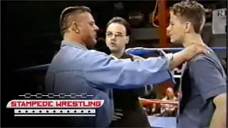Mauro Ranallo interviews Davey Boy Smith and Harry Smith | Stampede Wrestling 1999