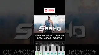 Saaho interval✨😈||mass bgm with piano tutorial and notes||#shorts #trendingshorts #viralshort