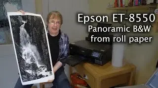 Epson ET-8550 &mdash; черно-белая панорамная художественная фотопечать на рулонной матовой бумаге ширин...