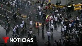 Protestas y represi&oacute;n en Venezuela dejan m&uacute;ltiples detenidos y heridos | Noticias Telemundo