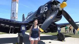 AirVenture - F4U Corsair - Oshkosh Airshow- 4k Video Walkaround of the Best Warplane