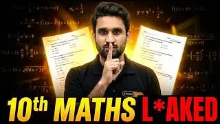 Class 10 Maths 🔥 Most Expected Questions | Class 10th Boards 2026 | MUST WATCH 💯