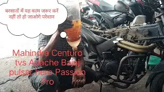 Mahindra Centuro tvs Apache passion pro bajaj Pulsar big problem#new #bike