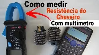 Como MEDIR a Resistência do chuveiro com MULTÍMETRO