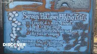 7 Hollows Trail has streams carved from its own hollows