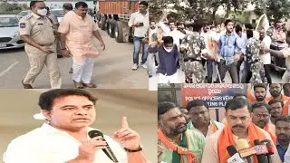 Raja Singh Arrested|KTR Warns BJP|BJP Vs TRS.