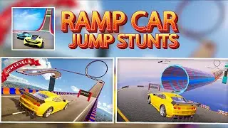 Ramp Car Jump Stunts -  Perform the plain ramp stunts on impossible mega ramps